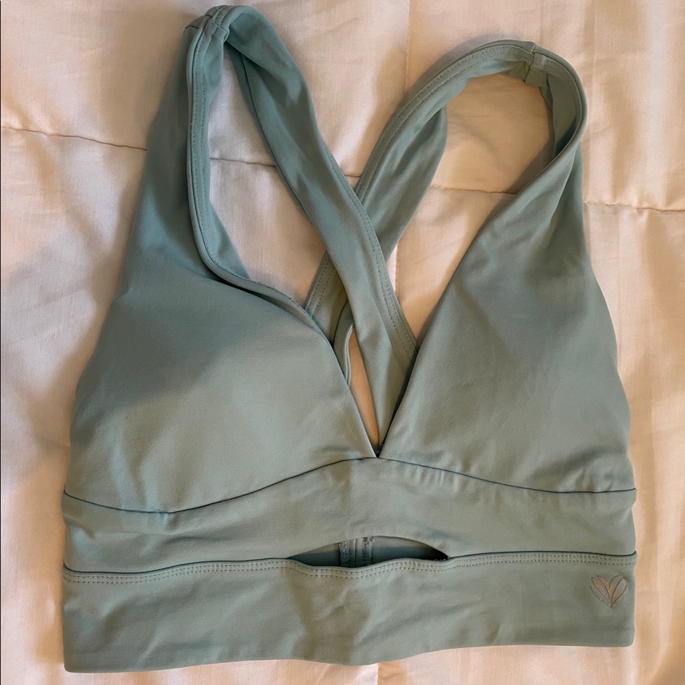 Forever 21 Sports Bra Teal Size XS